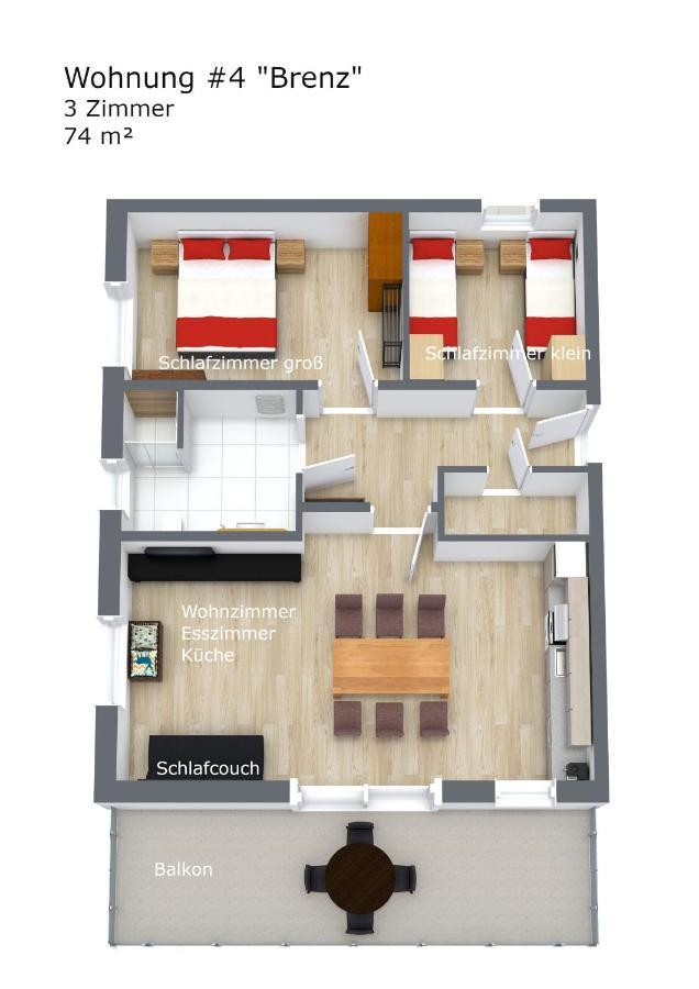 Gaestehaus Munk 군즈부르크 외부 사진